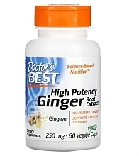 Fragrances, Perfumes, Cosmetics Ginger Root Extract - Doctor's Best High Potency Ginger Root Extract, 250 mg