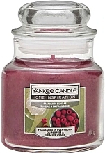 Fragrances, Perfumes, Cosmetics Candle in a Glass Jar - Yankee Candle Home Inspiration Jar Raspberry Sundae