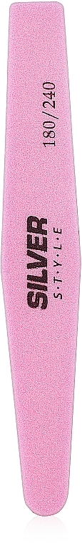 Nail Buffer, 180/240, SNF-051/2, pink - Silver Style — photo N3