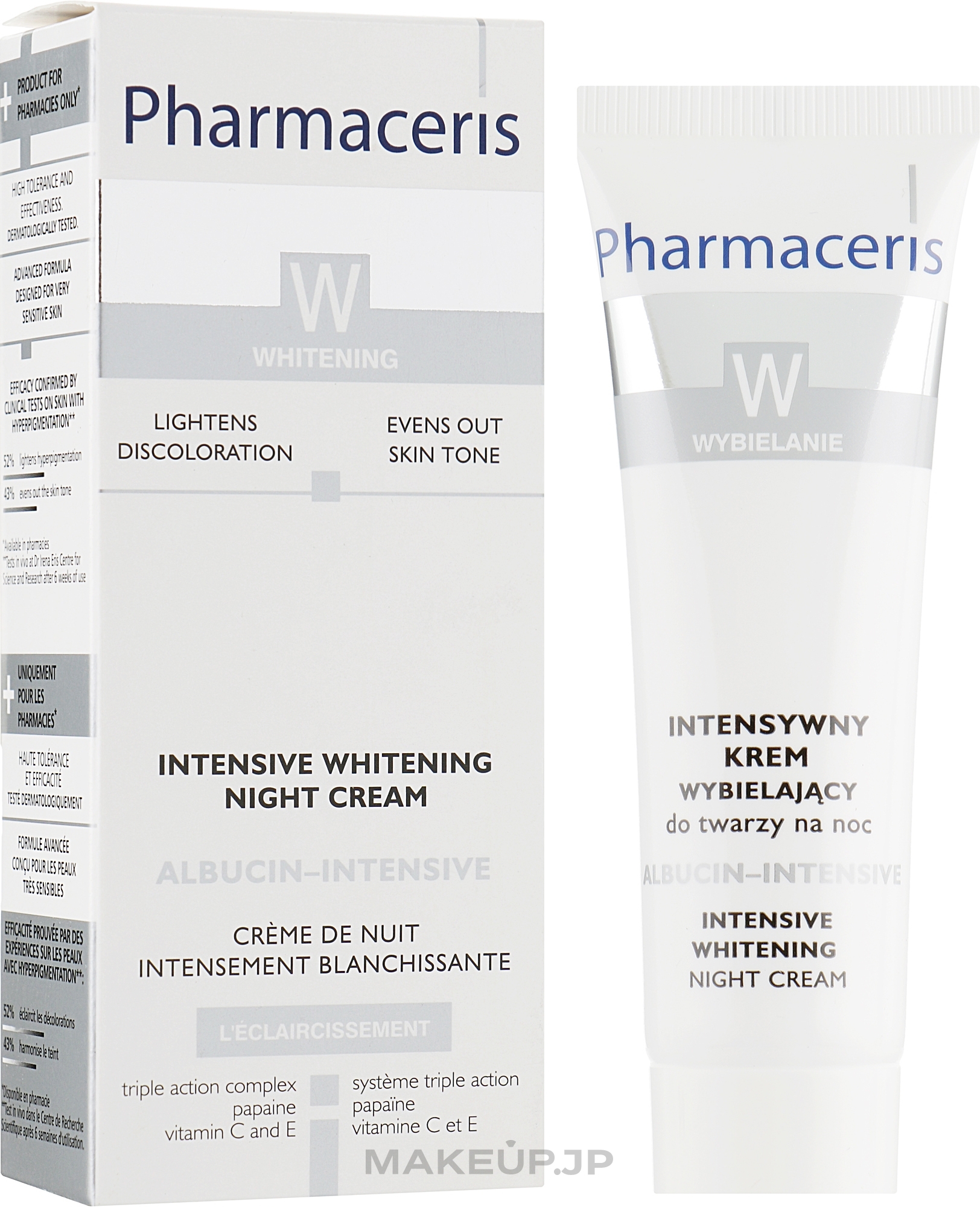 Intensive Skin Lightening Cream - Pharmaceris W Albucin Intensive Skin Lightening Cream — photo 30 ml