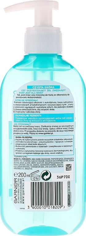 Anti-Blackheads Cleansing Gel - Garnier Skin Naturals — photo N2