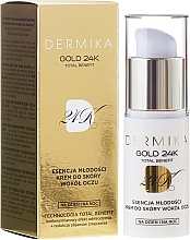 Fragrances, Perfumes, Cosmetics Eye Cream - Dermika Gold 24 Eye Cream