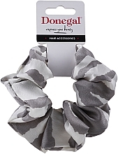 Fragrances, Perfumes, Cosmetics Hair Tie FA-5652, grey with white - Donegal