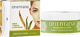 Fragrances, Perfumes, Cosmetics Face Mask "Ginger and Lemongrass" - Orientana Clay Face Mask Ginger & Lemongrass