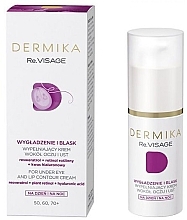 Smoothing and Shining Under Eye and Lips Contour Cream 50-70+ - Dermika Re.Visage — photo N2