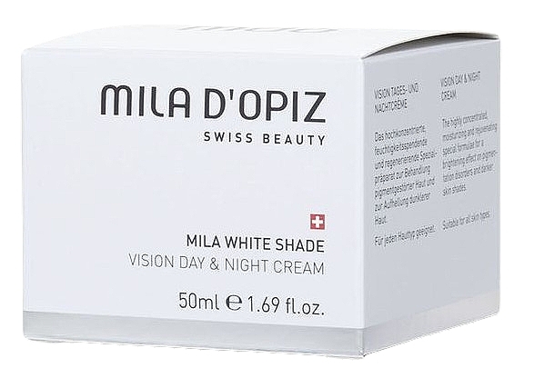 24-Hour Face Cream - Mila D'Opiz Mila White Shade Vision Day+ Night Cream — photo N2