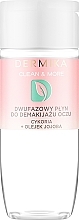 Fragrances, Perfumes, Cosmetics Chicory + Jojoba Oil Bi-Phase Eye Makeup Remover - Dermika Clean & More