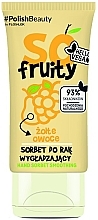 Yellow Berry Hand Sorbet - Floslek So! Fruity Hand Sorbet Moisturizing Yellow Fruits — photo N1