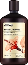 Fragrances, Perfumes, Cosmetics Hibiscus & Fig Shower Cream - Ahava Mineral Botanic Velvet Cream Wash Hibiscus & Fig