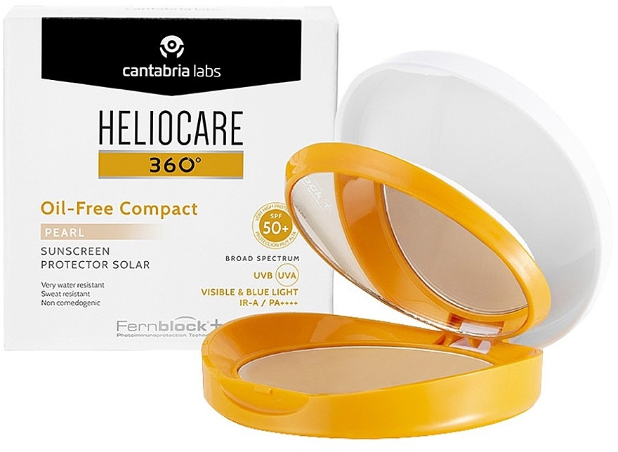 Sunscreen Compact Powder - Cantabria Labs Heliocare 360 Oil Free Compact SPF50 — photo N1