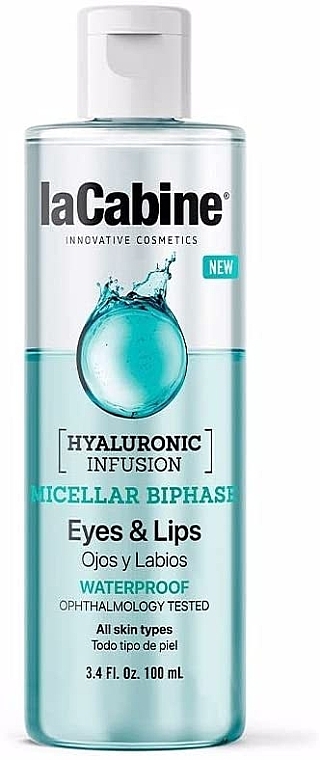 Biphase Eye & Lip Makeup Remover - La Cabine Perfect Clean Biphasse Eye Make Up Remover — photo N1