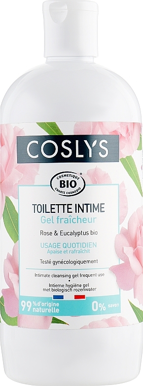 Cleansing Intimate Wash Gel with Organic Rose Water - Coslys Body Care Intimate Cleansing Gel — photo N3