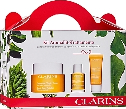 Fragrances, Perfumes, Cosmetics Set - Clarins Aroma FitoTrattamento Set (b/scrub/250ml +b/oil/30ml + sh/gel/30ml)