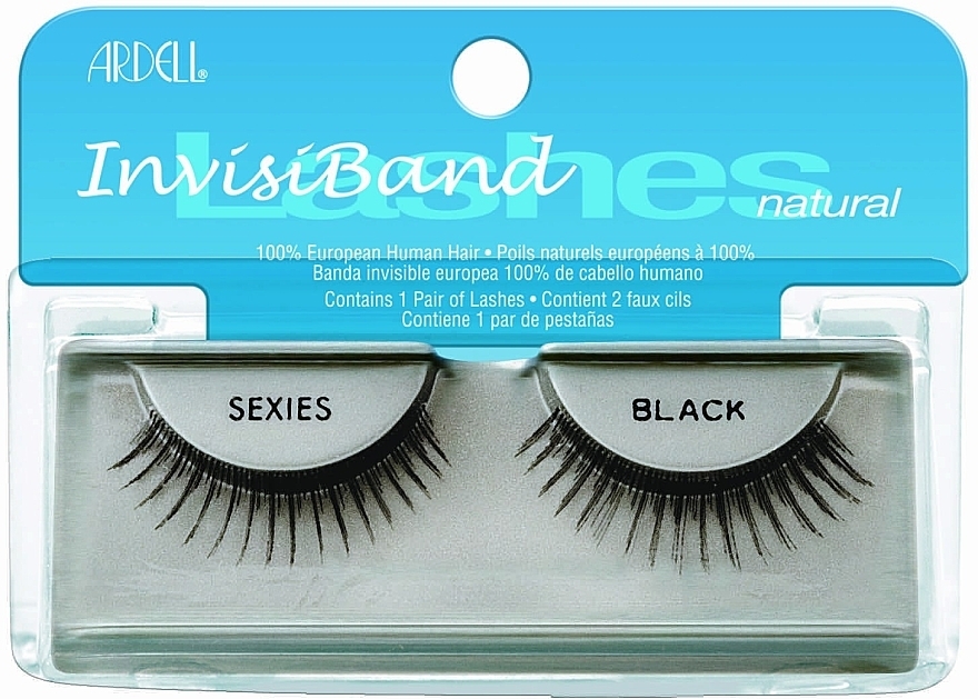 False Lashes - Ardell Invisibands Sexies Black Eye Lashes — photo N3