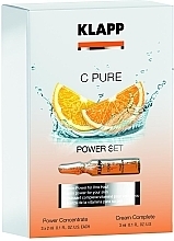 Fragrances, Perfumes, Cosmetics Set - Klapp C Pure Power Set (f/concentrate/3x2ml + f/cr/3ml)