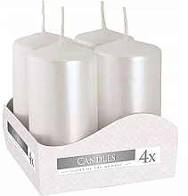 Fragrances, Perfumes, Cosmetics Votive Candle Set 40x80 mm, pearlescent, 4 pcs. - Bispol