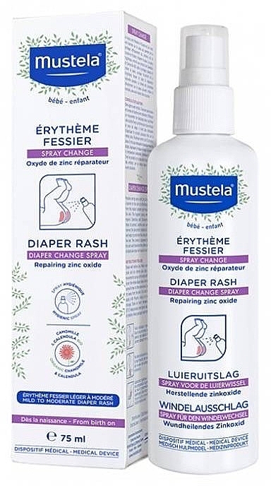 Diaper Change Spray - Mustela Bebe Diaper Change Spray — photo N2