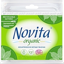 Fragrances, Perfumes, Cosmetics Cotton Buds in Plastic Bag, 100 pcs - Novita Organic