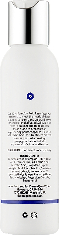 Pumpkin Pulp-Based Peeling, powerful - Dermaquest Power Pumpkin Resurfacer — photo N5