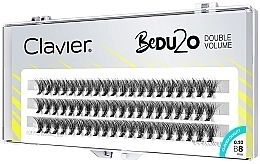 Bedu2o Double Volume False Eyelashes, B 8 mm - Clavier — photo N1