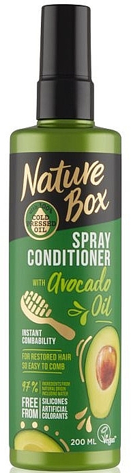 Hair Conditioner Spray - Nature Box Avocado Oil Spray Conditioner — photo N1