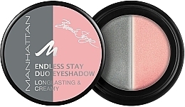 Fragrances, Perfumes, Cosmetics Creamy Eyeshadow - Manhattan Eyeshadow Duo Endless Stay Creamy