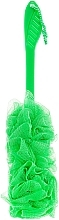 Fragrances, Perfumes, Cosmetics Massage Bath Sponge 9110, long handle, 45 cm, green - Titania