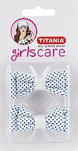 Fragrances, Perfumes, Cosmetics Terry Hair Tie, white, 6 cm, 2 pcs - Titania