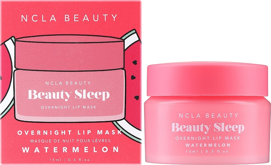 Night Lip Mask - NCLA Beauty Beauty Sleep Overnight Lip Mask Watermelon — photo N2