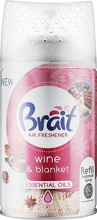 Air Freshener Refill "Wine & Blanket" - Brait — photo N1