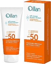 Sun Protection Face and Body Emulsion  - Oillan Sun Spf50+ — photo N2