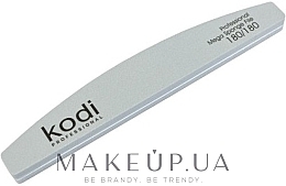 Fragrances, Perfumes, Cosmetics Halfmoon Nail Buff 180/180, grey - Kodi Professional