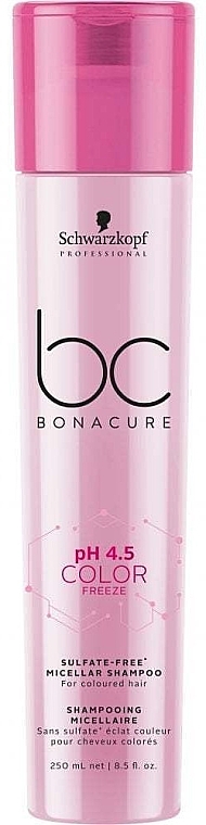 Hair Shampoo - Schwarzkopf Professional BC Bonacure Color Freeze Sulfate Free Micellar Shampoo — photo N1