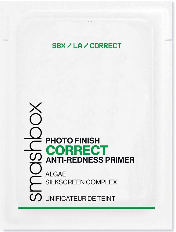 GIFT! Face Primer - Smashbox Photo Finish Correct Anti-Redness Primer (sample) — photo N1