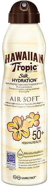 Sunscreen Body Spray - Hawaiian Tropic Silk Hydration Air Soft Protective Spray SPF 50 — photo N5