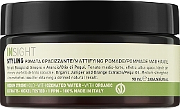 Fragrances, Perfumes, Cosmetics Mattifying Hair Styling Pomade - Insight Styling Mattifying Pomada