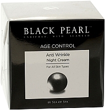 Anti-Wrinkle Night Face Cream - Sea Of Spa Black Pearl Age Control Anti-Wrinkle Night Cream For All Types Of Skin — photo N1