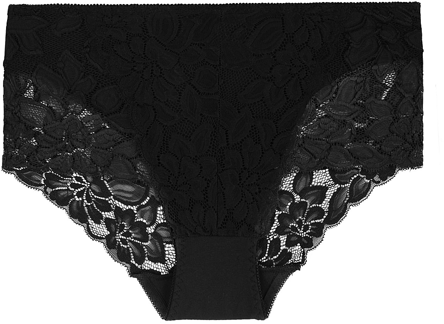 Lace Bikini Panties, BDM700-002, Black - Moraj — photo N1