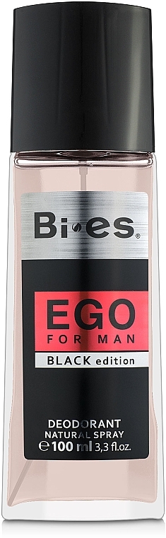 Bi-Es Ego Black Edition - Perfumed Deodorant Spray — photo N1