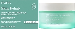 Moisturizing Face Cream with Prebiotics - Pupa Skin Rehab Prebiotic Moisturizer — photo N3