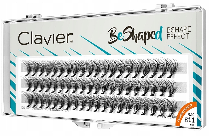 False Lashes, B, 11 mm - Clavier BeShaped — photo N1