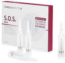 Fragrances, Perfumes, Cosmetics Brightening Face Serum Ampoule - Singuladerm S.O.S. Shine