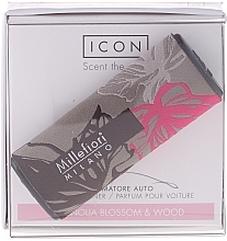 Fragrances, Perfumes, Cosmetics Magnolia Blossom & Wood Car Perfume - Millefiori Milano Magnolia Blossom & Wood