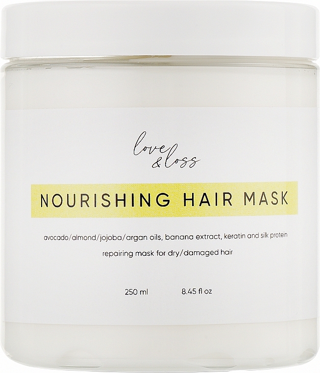 Nourishing Hair Mask with Avocado Oil - love&loss Nourishing Hair Mask — photo N2