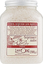 Fragrances, Perfumes, Cosmetics Energy Bath Sea Salt, bergamot-lime - Aromatika Lux'One