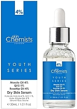 Face Serum - Skin Chemists Youth Series Marulua Oil 4%, Q10 1%, Rosehip Oil 4% Dry Skin Serum — photo N3