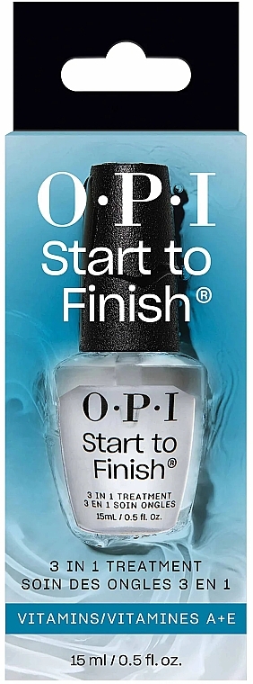 Multifunctional Nail Strengthening Treatment - OPI Start To Finish 3-In-1 Treatment — photo N2