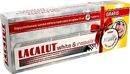 Fragrances, Perfumes, Cosmetics Set - Lacalut White & Repair Set (t/paste/75ml + mirror)