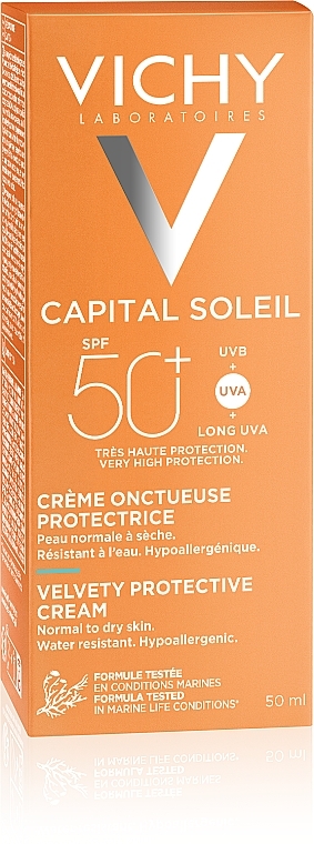 Triple Action Facial Sun Cream - Vichy Capital Soleil Creme SPF50 — photo N3