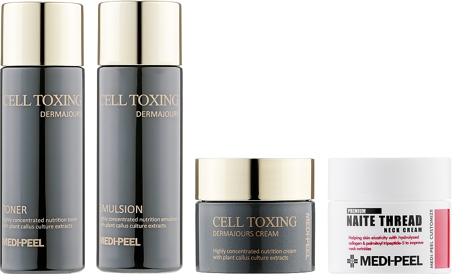 Set - MEDIPEEL Cell Toxing (toner/30ml + emulsion/30ml + cr/2x10g) — photo N6